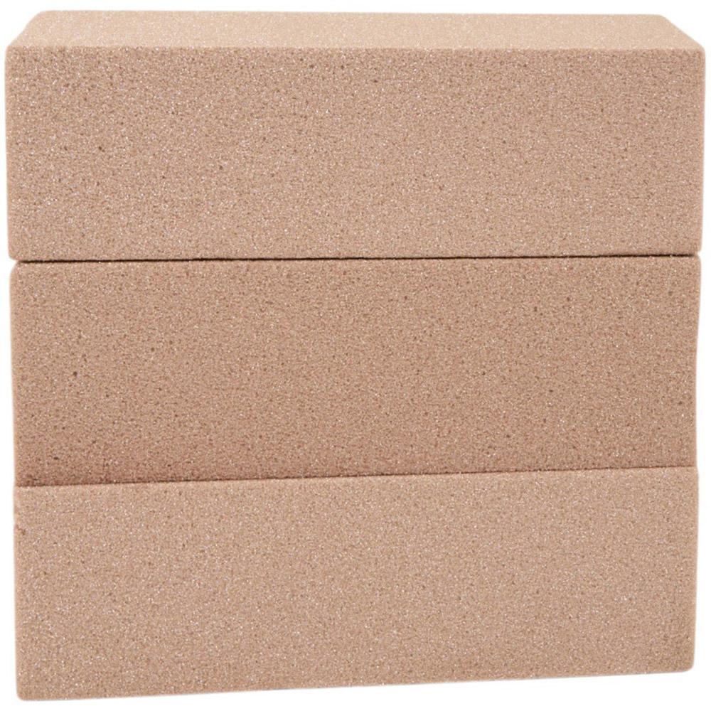 Pack of 3 Oasis Dry BricksBrown Image 1