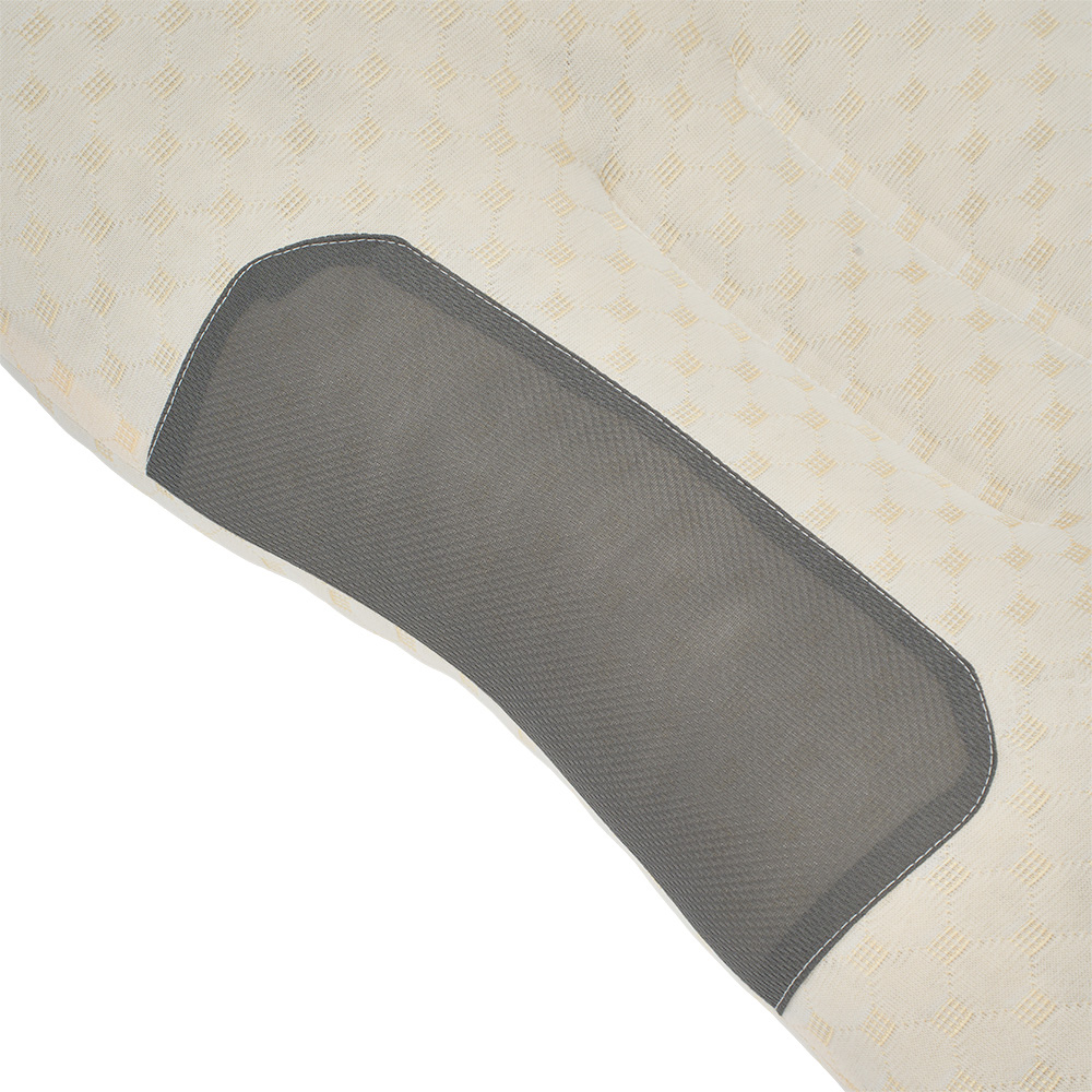 Living and Home White Ergonomic Bone-Shaped Support Pillow 66 x 40cm Set of 2 Image 4