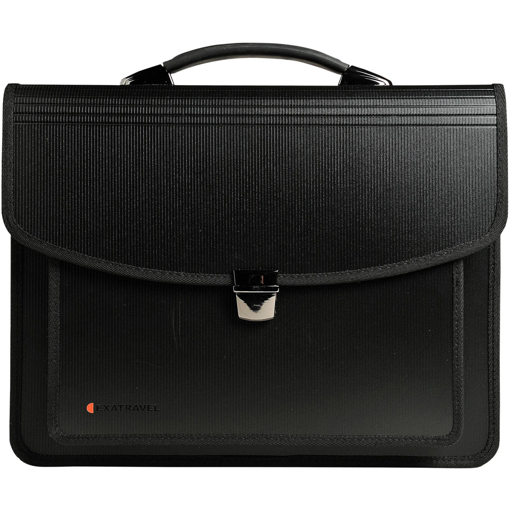 Exacompta Exactive Black Lightweight Exatravel Briefcase 26 x 38cm Image 1