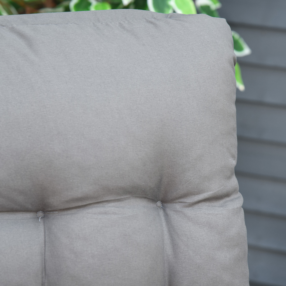 Outsunny Set of 2 Dark Grey Zero Gravity Folding Recliner Chair Image 3