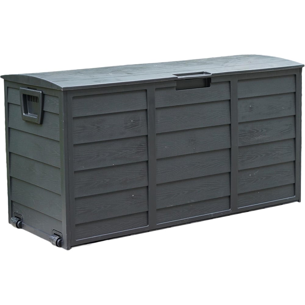 Gr8 Garden Black 300L Plastic Outdoor Storage Box Image 1