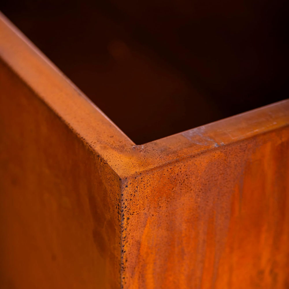 Garden Gear Rust Effect Trough Planter 2 Pack Image 3