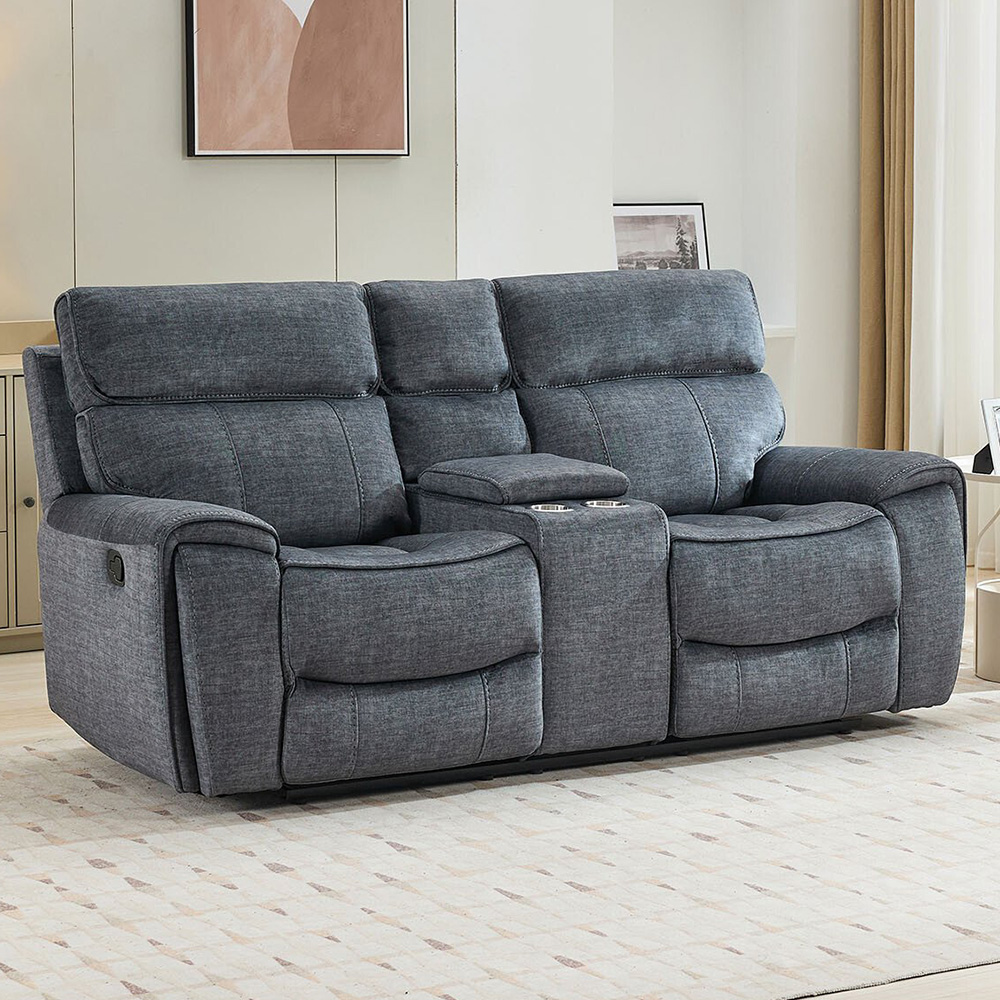 Cancun Reclining Sofa - Grey / 2 Image 8