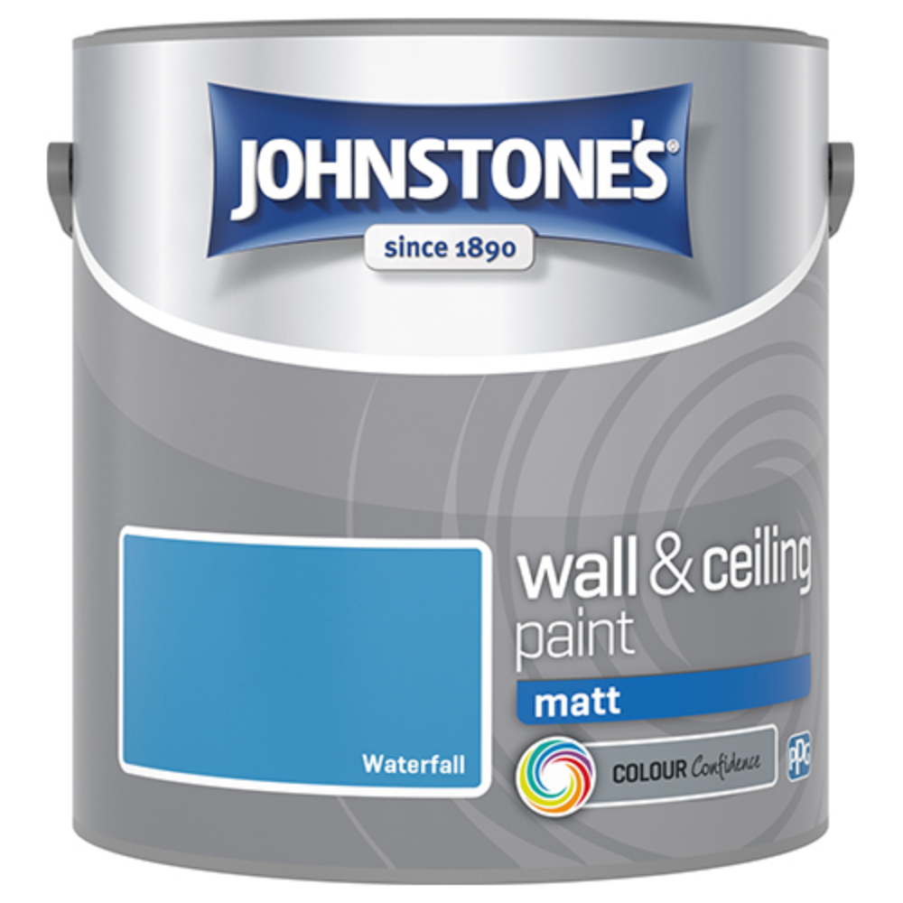 Johnstone's Walls & Ceilings Waterfall Matt Emulsion Paint 2.5L Image 2