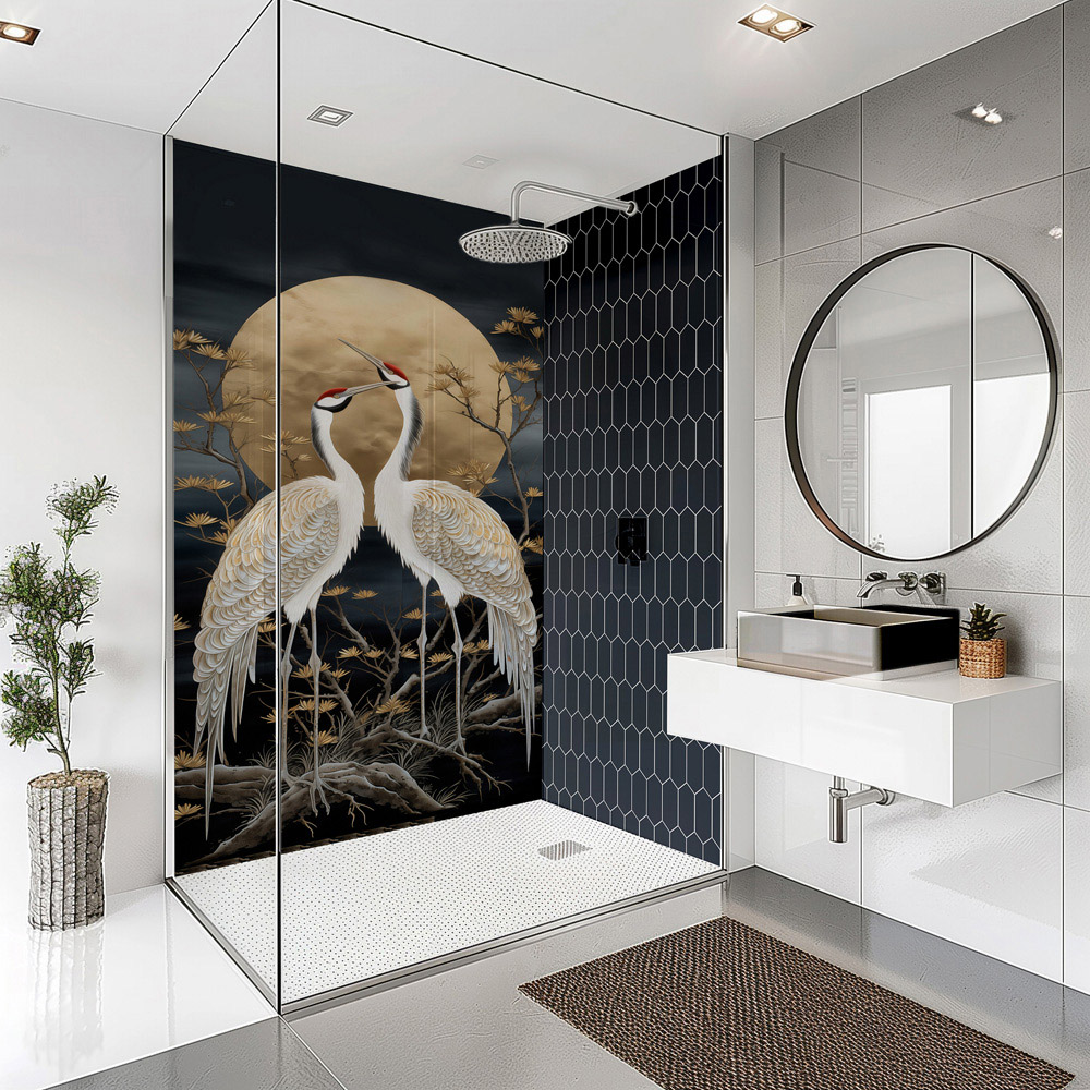 Splashbax Premium Artisan Oriental Midnight Di Bond Shower Panel 2400 x 900mm Image 4