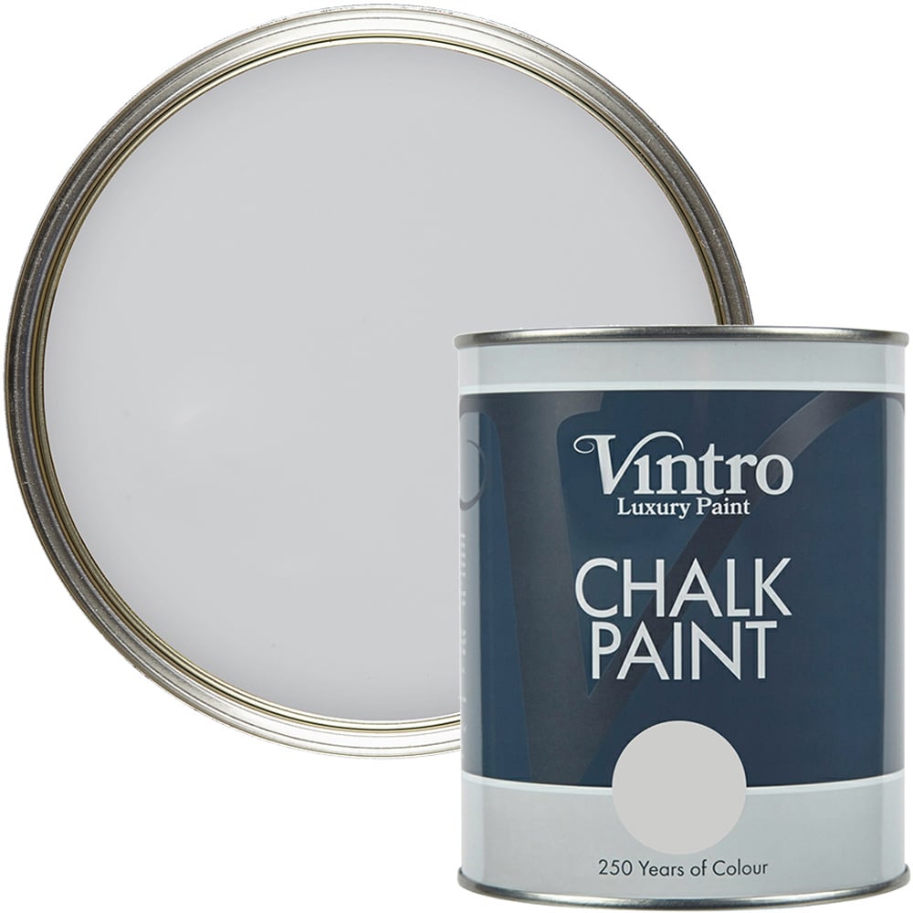 Vintro Paint Bidston Grey Matt Finish Chalk Paint 1L Image 1