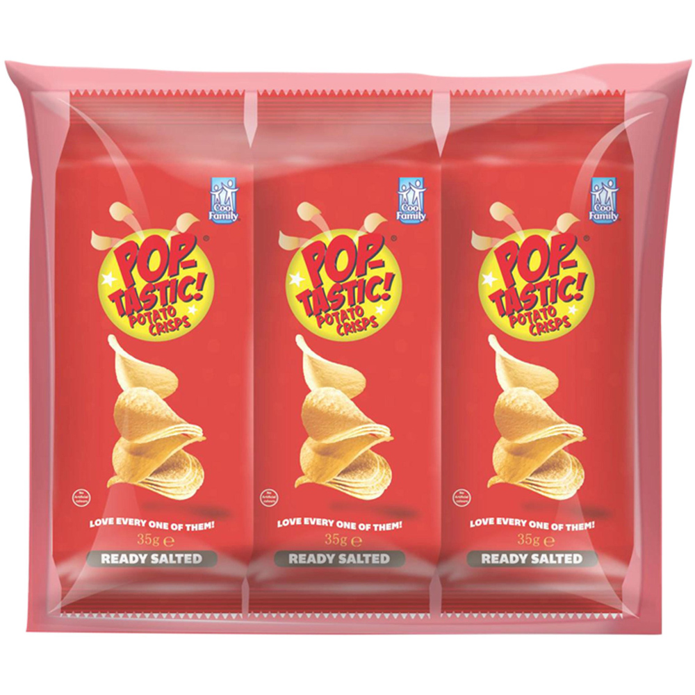 Pop-Tastic! Snack Packs Ready Salted  3 Pack Image