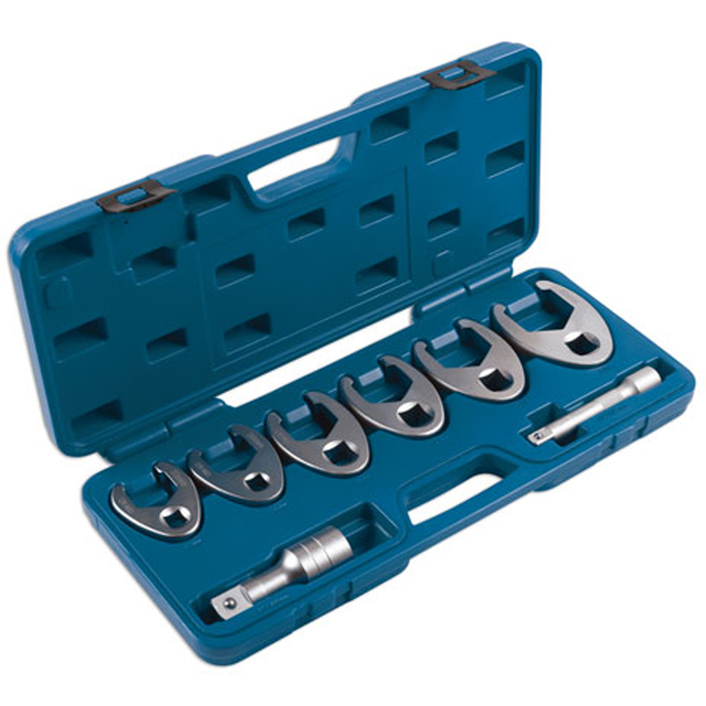 Laser 7476 8 Piece 1/2 inch and 3/4 inch D Crows Foot Wrench Set Image 4