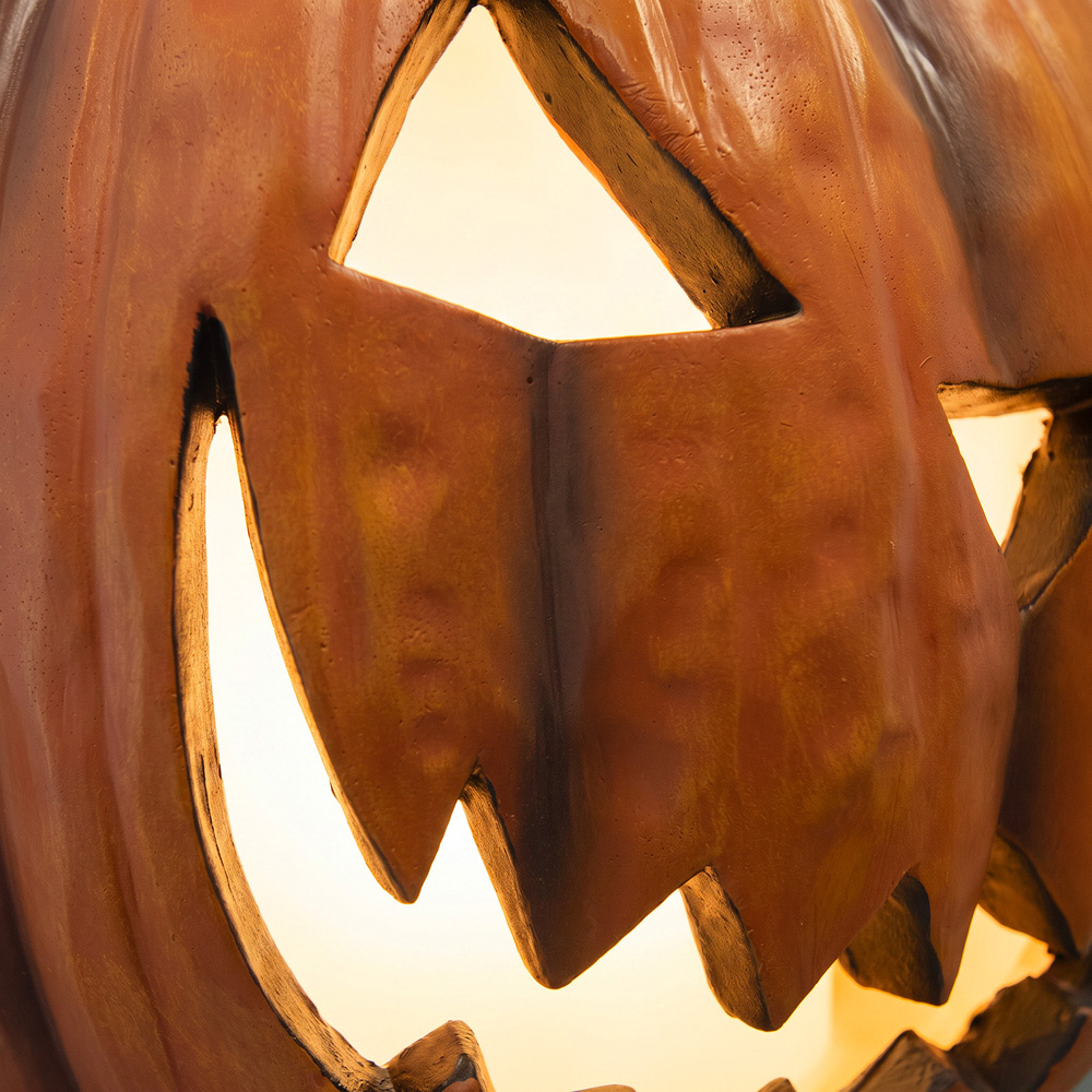 wilko Warm White LED Halloween Pumpkin Ornament 1.4ft Image 6