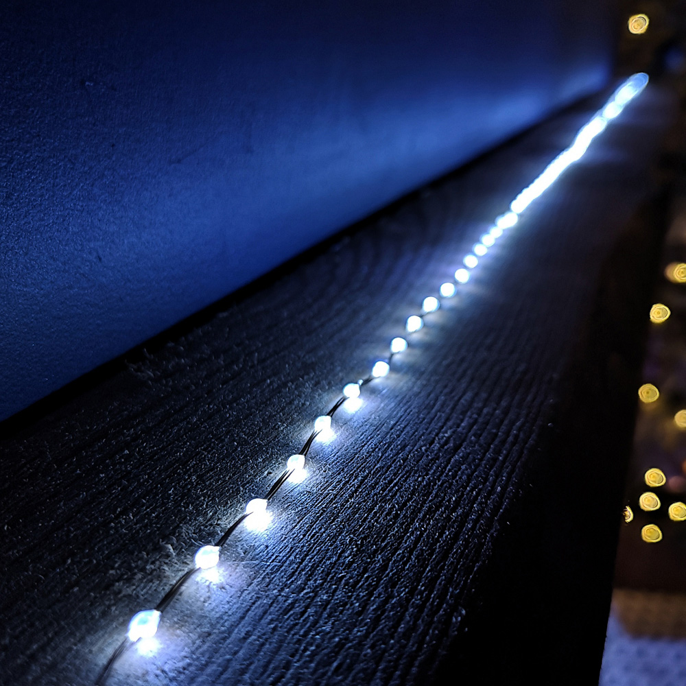 Samuel Alexander White LED Compact Micro Brights Christmas Lights 9.6m Image 3