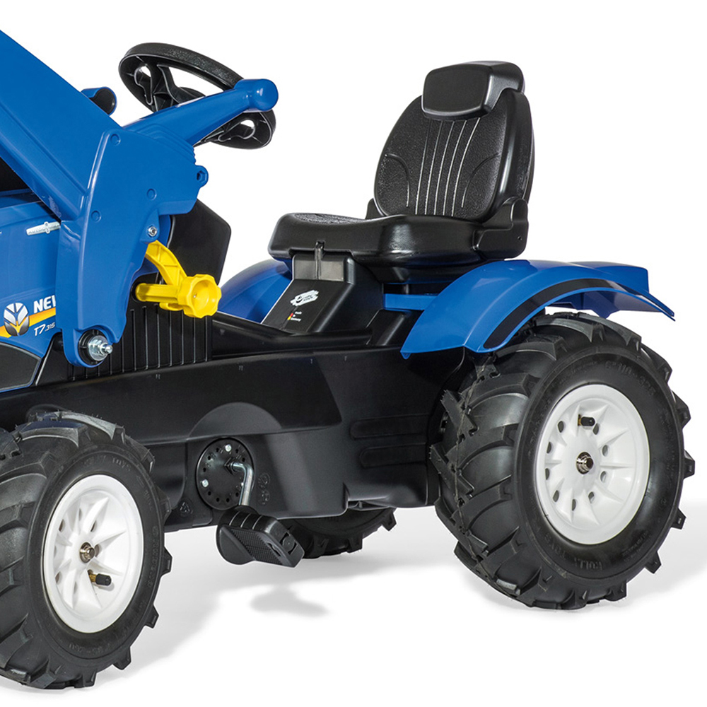 Rolly Toys New Holland T7 Tractor with Front Loader and Pneumatic Tyres Image 3