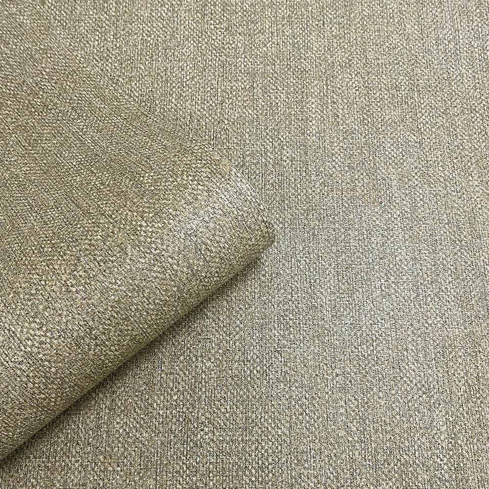 Muriva Venezia Fabric Texture Gold Wallpaper Image 2