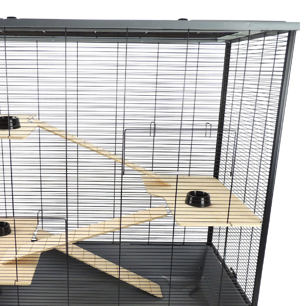 Little Friends Plaza XL Grey Small Animal Cage Image 3