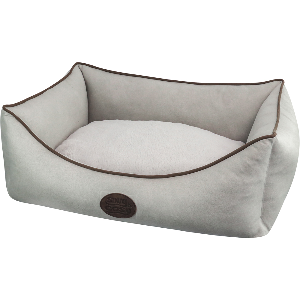 Snug & Cosy Tuscany Medium Natural Rectangle Pet Bed Image 1