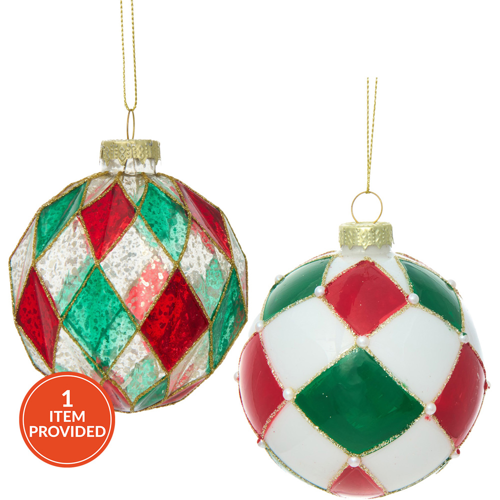 Festive Diamond Bauble Image 1