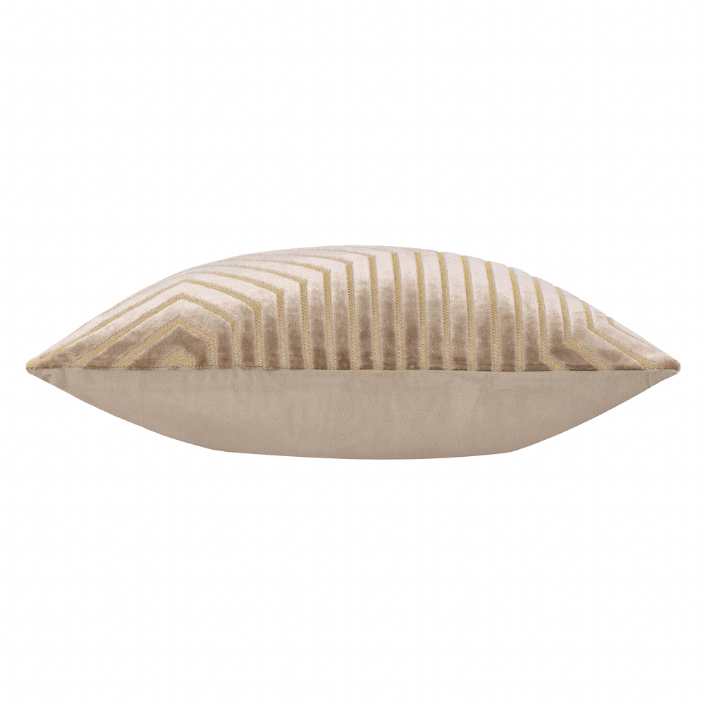 Paoletti Evoke Mink Cut Velvet Cushion 45 x 45cm Image 4