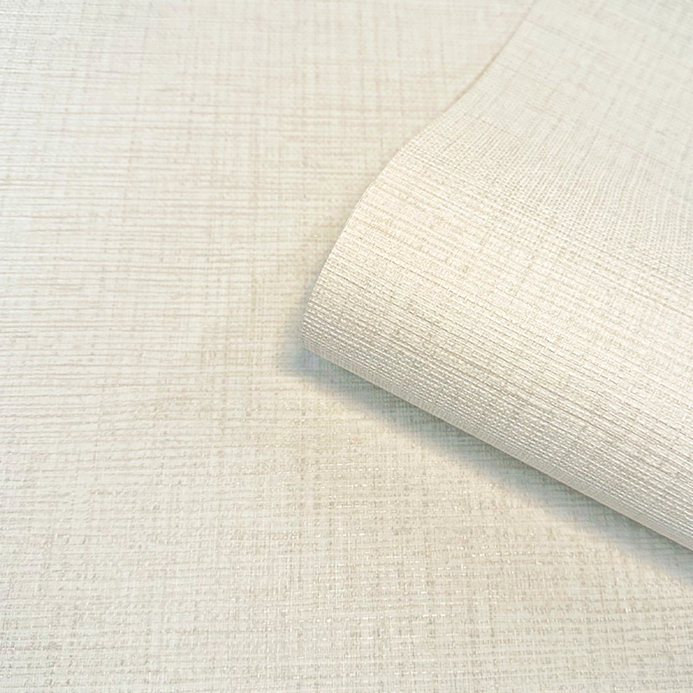 Belgravia Decor Grasscloth Texture Cream Vinyl Wallpaper Image 2