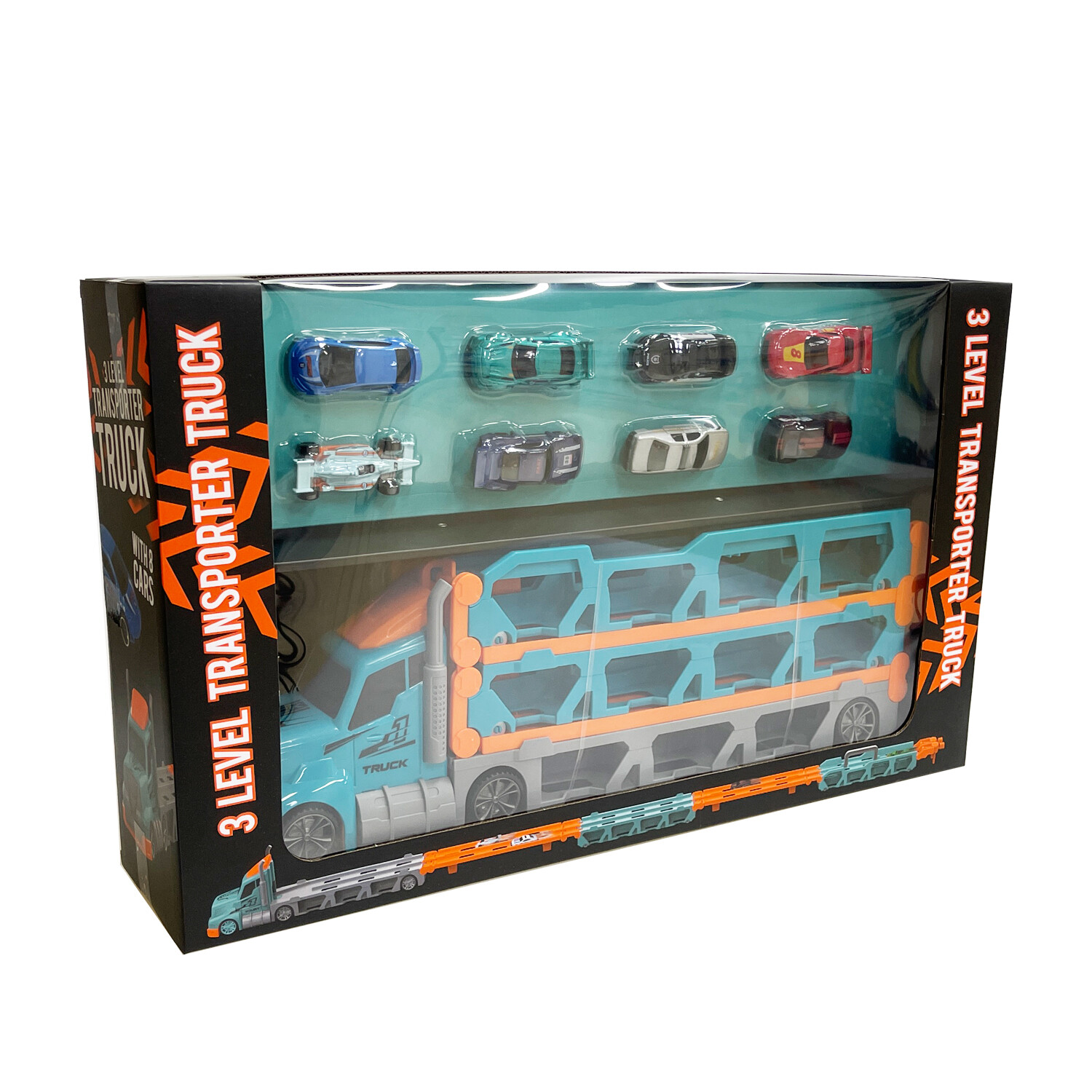 3 Level Transporter Truck - Multicolour Image 12