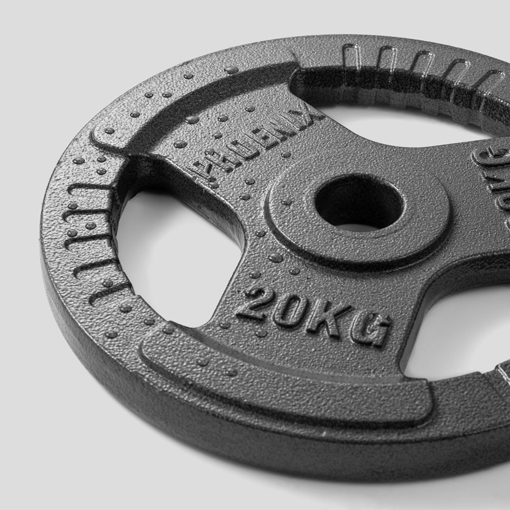 Phoenix Cast Iron Weight Plate 20kg 2 inch Hole Image 2