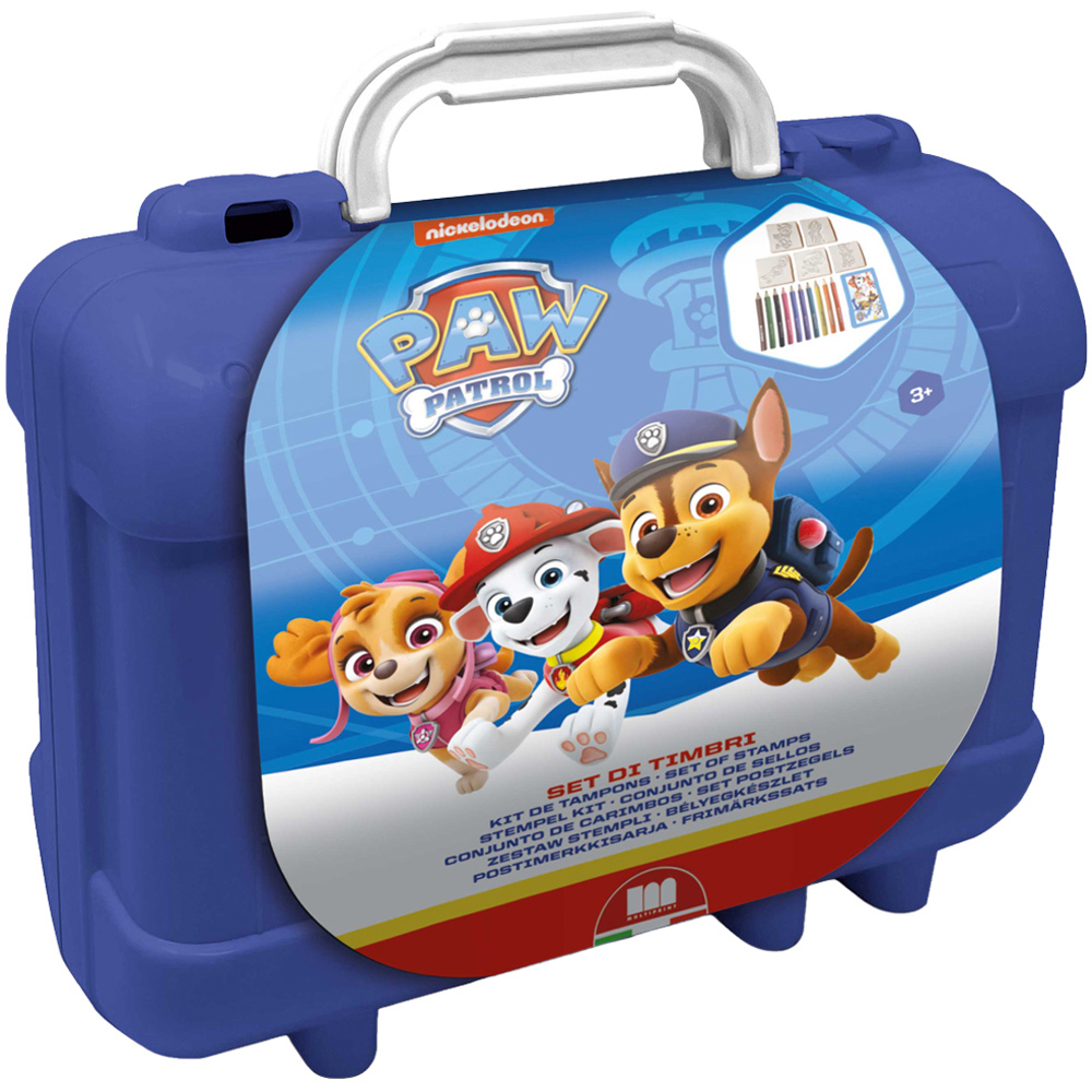 Multiprint Nickelodeon Paw Patrol Kids Travel Colouring and Stamp Set Image 1