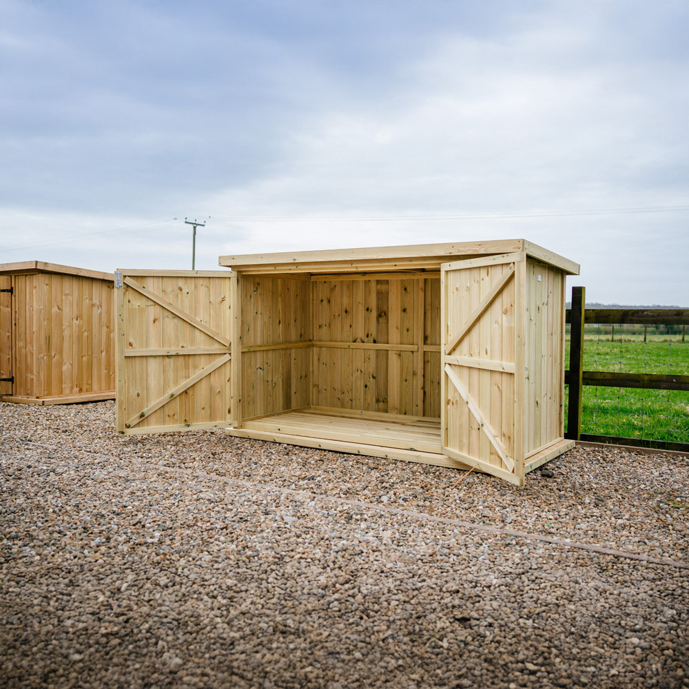 The Garden Village Chipping 7 x 4ft Large Bike Shed Image 8