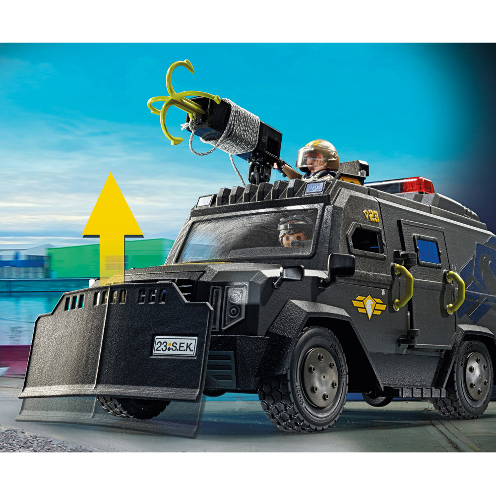 Playmobil Tactical Unit All-Terrain Vehicle Playset 73 Piece Image 8