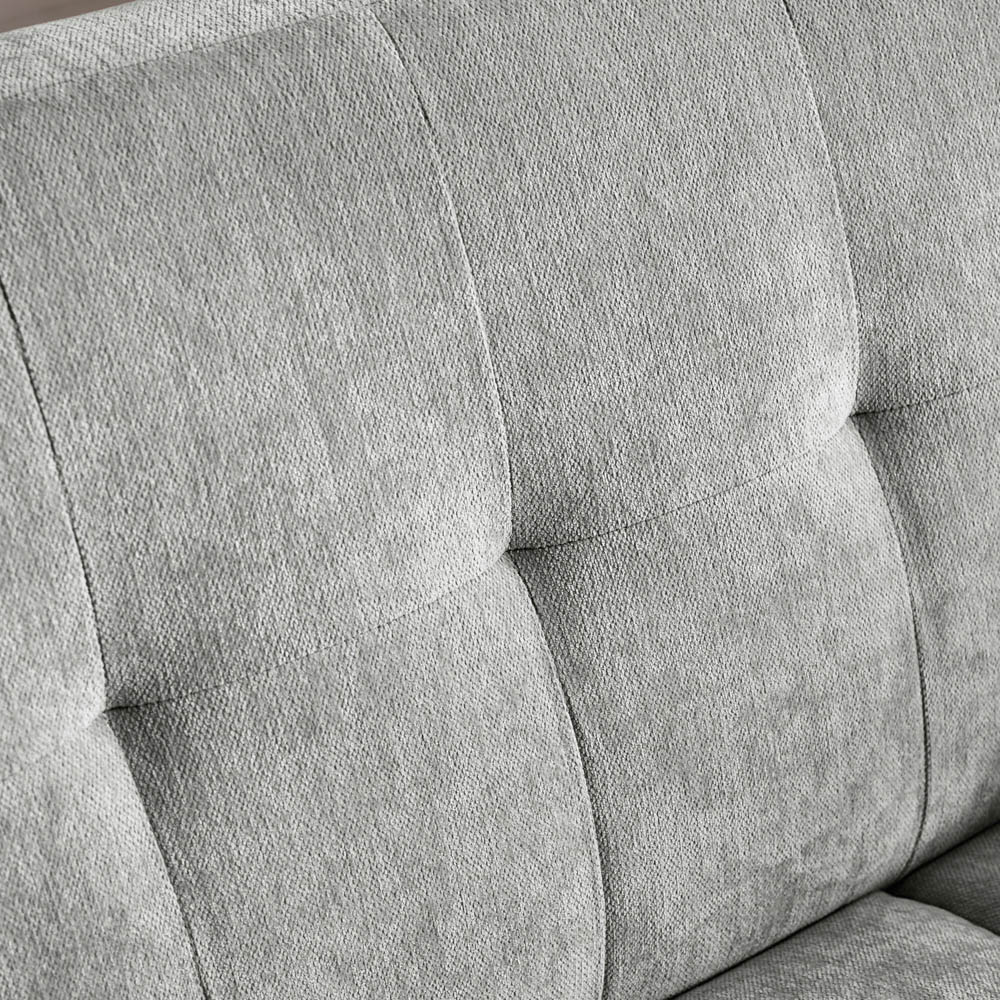 Julian Bowen Monza 2 Seater Dove Fabric Sofa Image 4