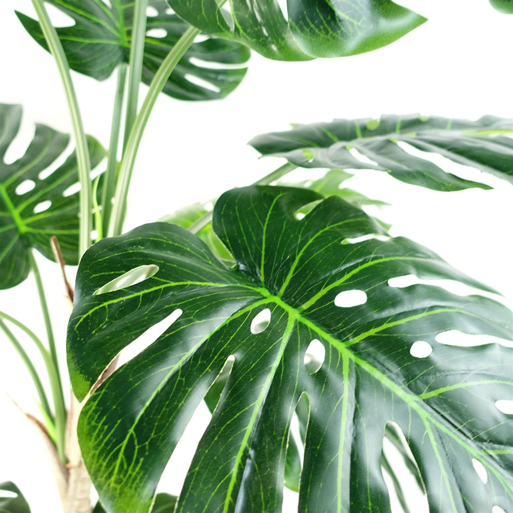 Leaf Luxury Monstera Cheese Artificial Plant in Pot 5ft Image 2