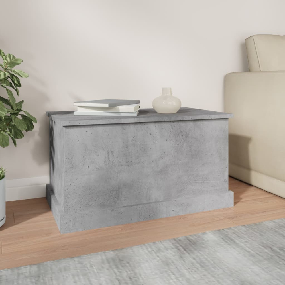 vidaXL Concrete Grey Storage Box Image 3
