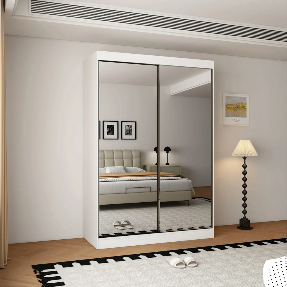 ARTESA Oracle 2 Door Full Mirrored Sliding Wardrobe Image 3