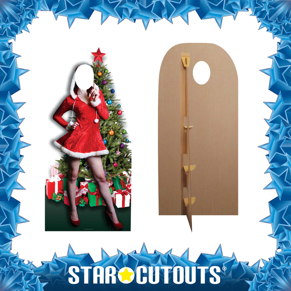 Star Cutouts Mrs Christmas Stand-In Cardboard Cutout 6.1ft Image 3