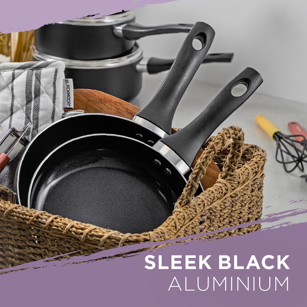 Blackmoor 20cm Black Ceramic Non-Stick Frying Pan Image 4