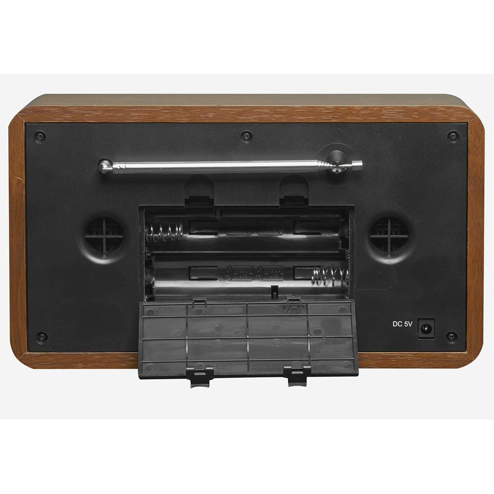 Denver DAB-18 Dark Wood Vintage Style Stereo DAB and DAB+ FM Radio Image 4