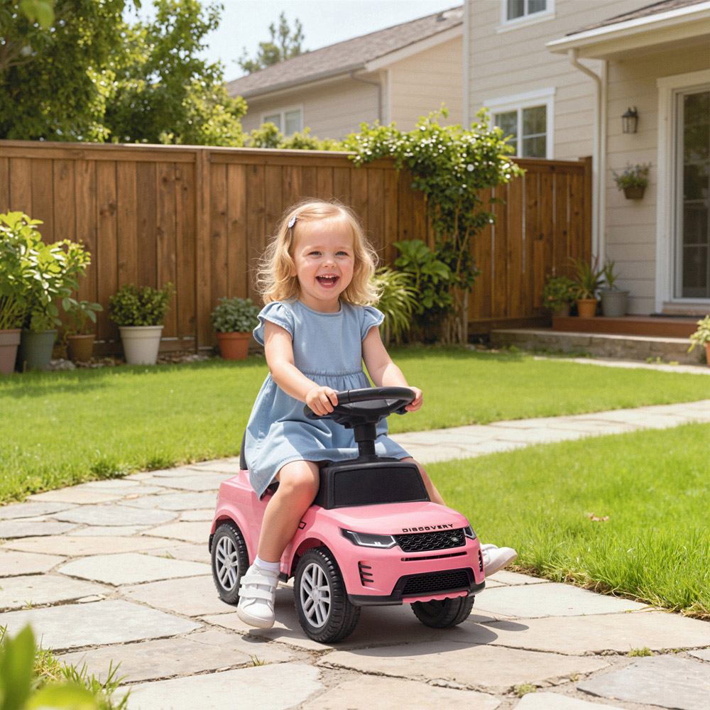 Tommy Toys Toddler Pink Licensed Land Rover Ride On Car Image 2