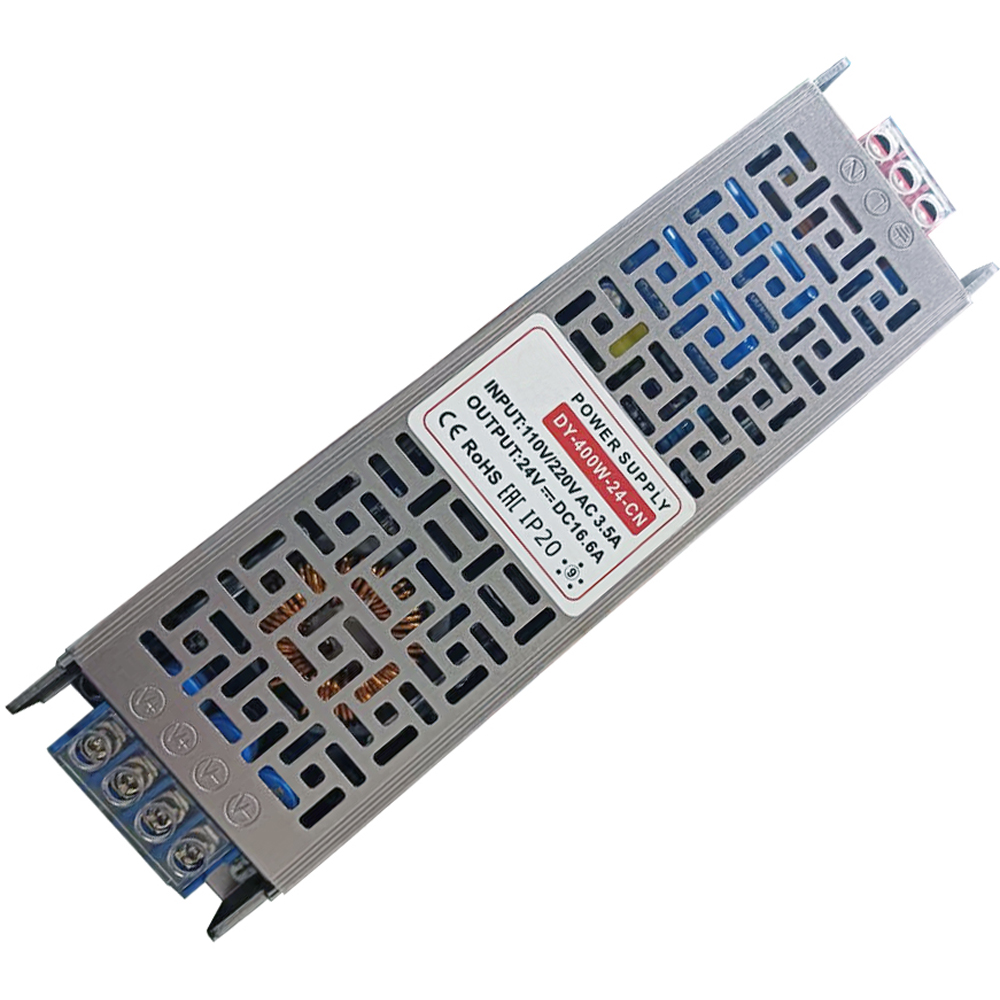 ENER-J 24V 16.6A 400W Slim SMPS Metal Driver Image 1