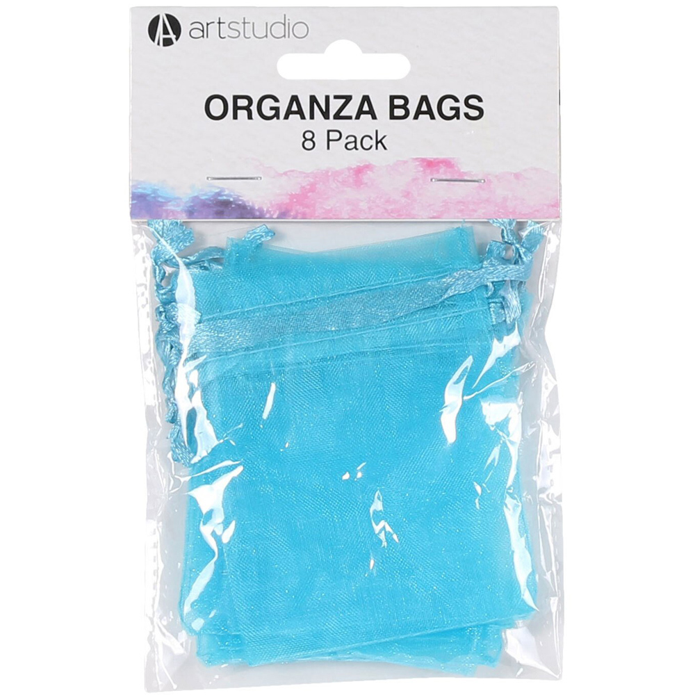 Pack of Eight Art Studio Organza Bags Image 3