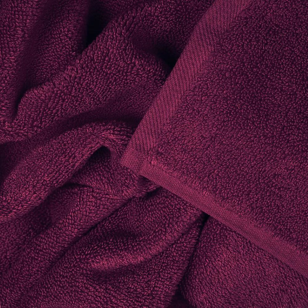 Allure Bath Fashions Luxury Zero Twist Egyptian Cotton Beetroot Bath Towel 2 Pack Image 3