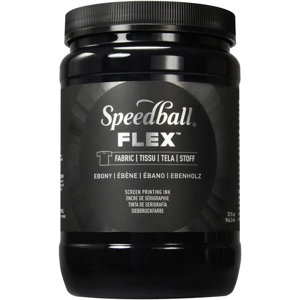 Speedball Ebony Fabric Screen Printing Ink 946.3ml Image 1