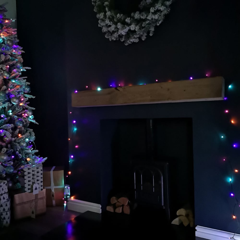 Samuel Alexander 1000 Rainbow LED Christmas Fairy Light Image 1