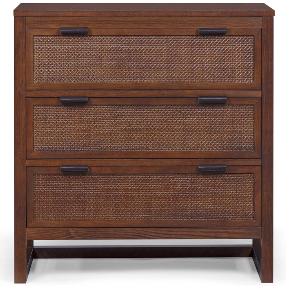 Teamson Home Hatteras 3 Drawer Walnut Dresser Image 3