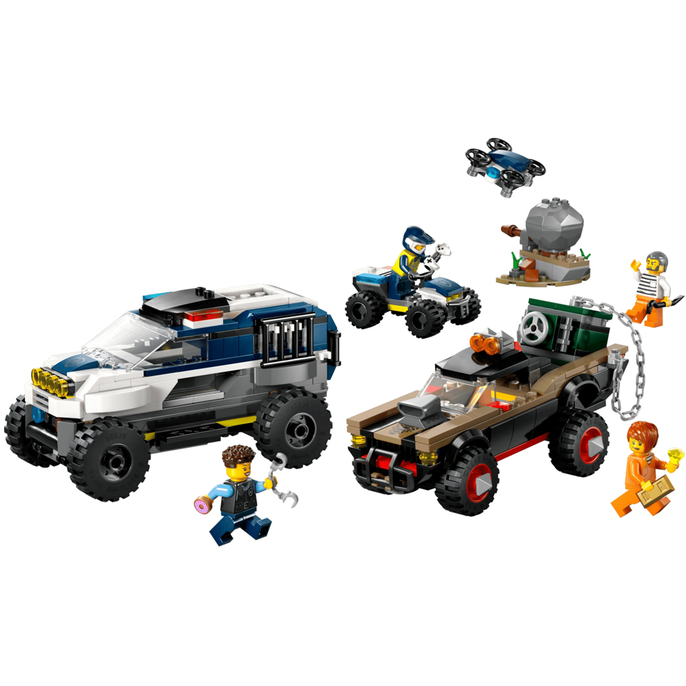 LEGO City 60449 Off-Road Police Car Chase Building Set 467 Piece Image 2