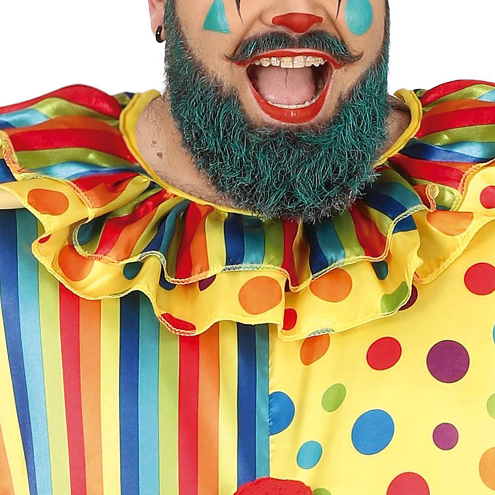 Fiestas Guirca Adult Clown Multicolour Halloween Costume Extra Large Image 3
