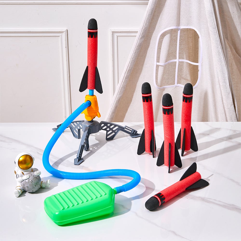 H&O Direct Kids Stomp Launch Foam Rockets Toy Set Image 5