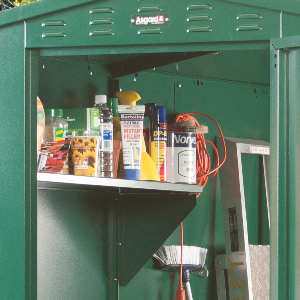 Asgard Flexistore 5 x 7ft Grey Apex Garden Shed Image 7