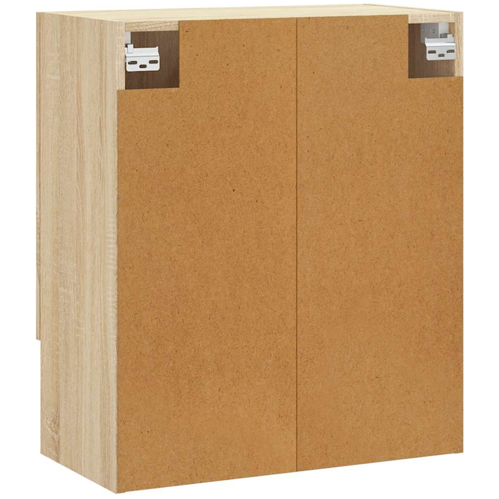 vidaXL 2 Door Single Shelf Sonoma Oak Wall Cabinet Image 8