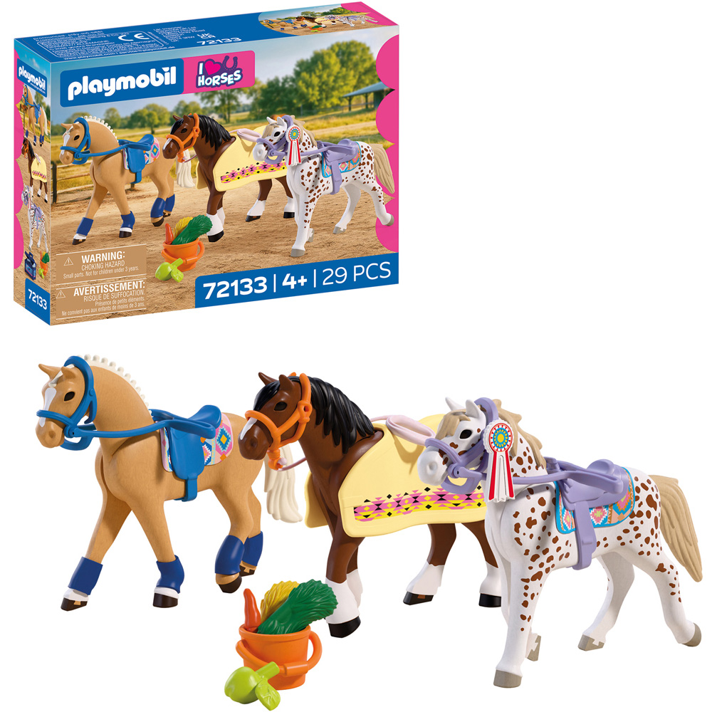 Playmobil Three Horses for Collecting Play Set Image 4