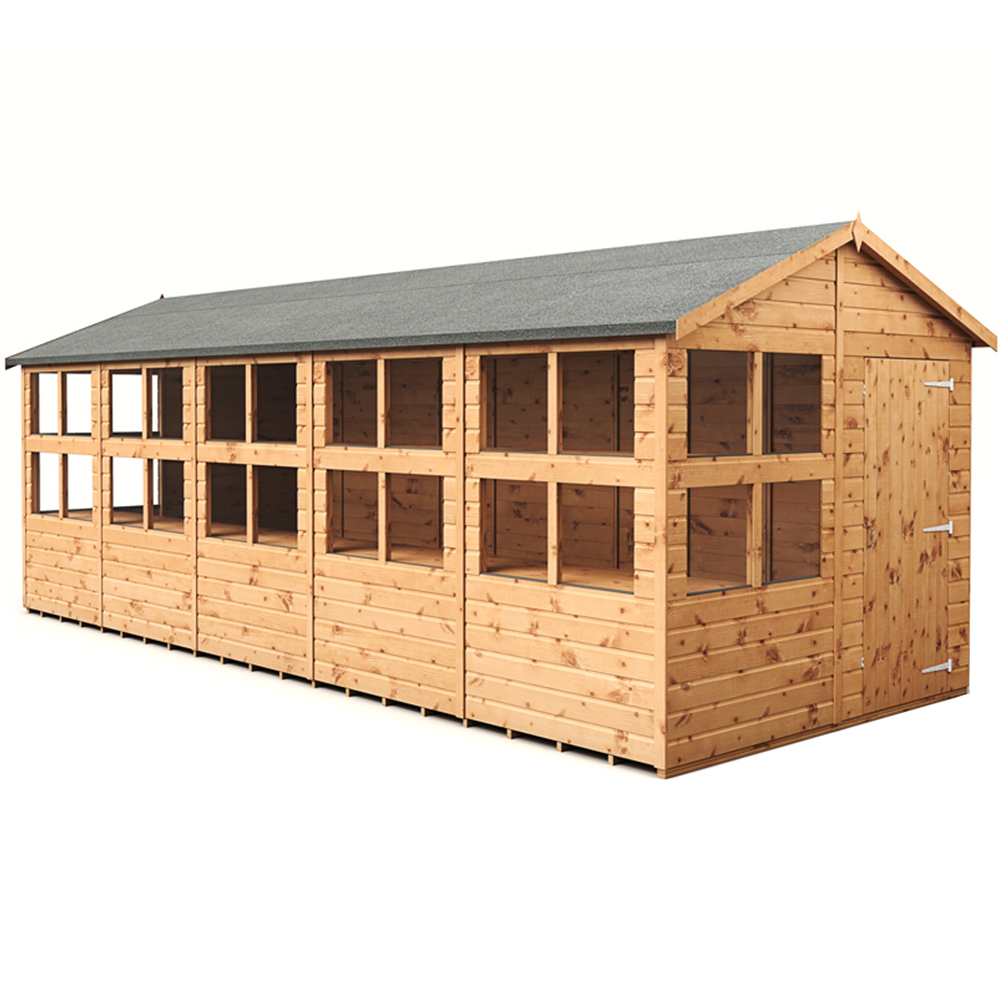 Empire Sheds 8 x 20ft Tongue and Groove Potting Apex Garden Shed Image 1