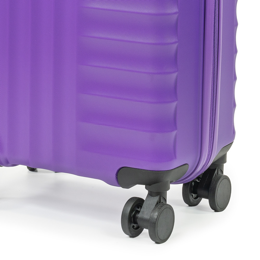 Pierre Cardin Small Purple Trolley Suitcase Image 3