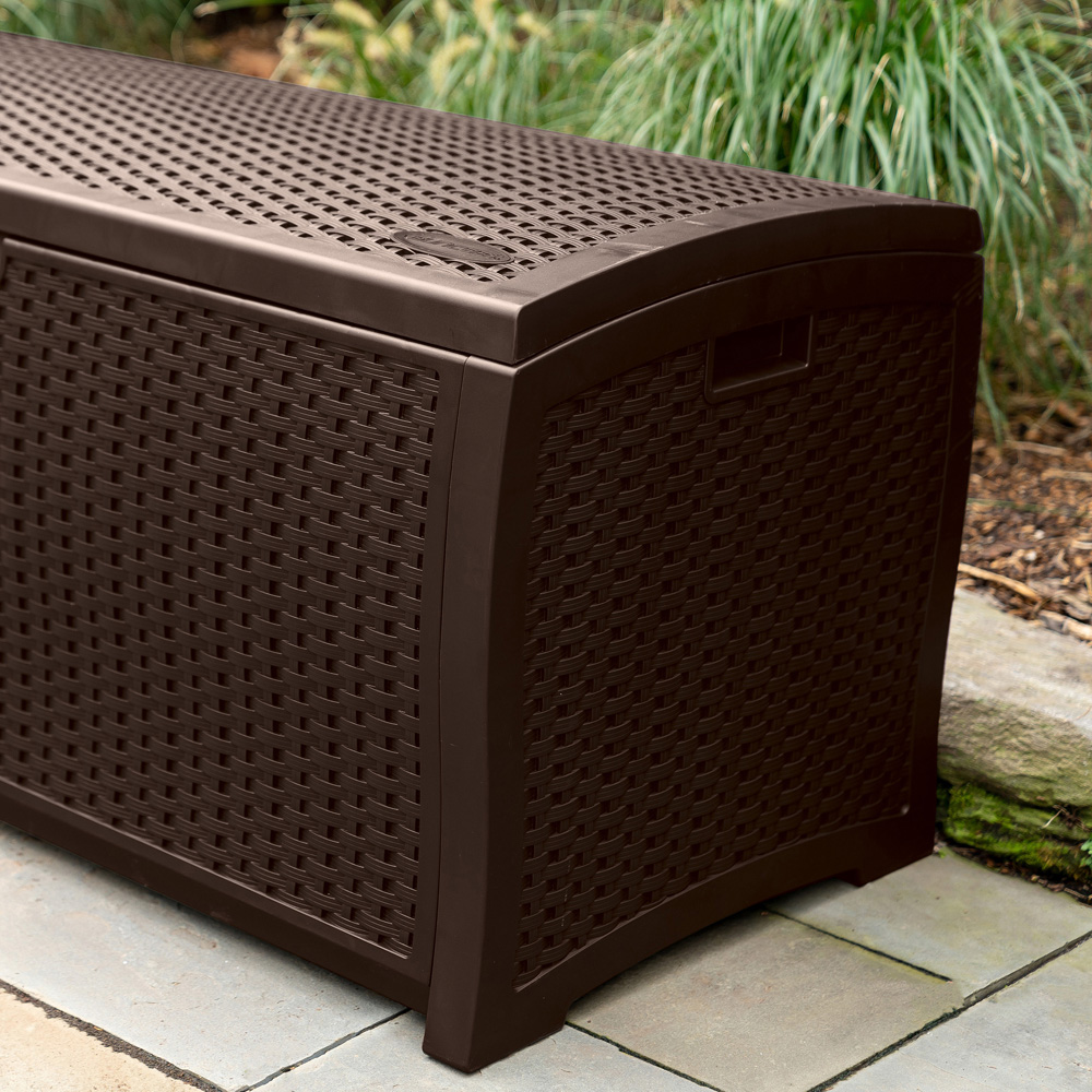Suncast Missouri 375L Java Brown Storage Box Image 7