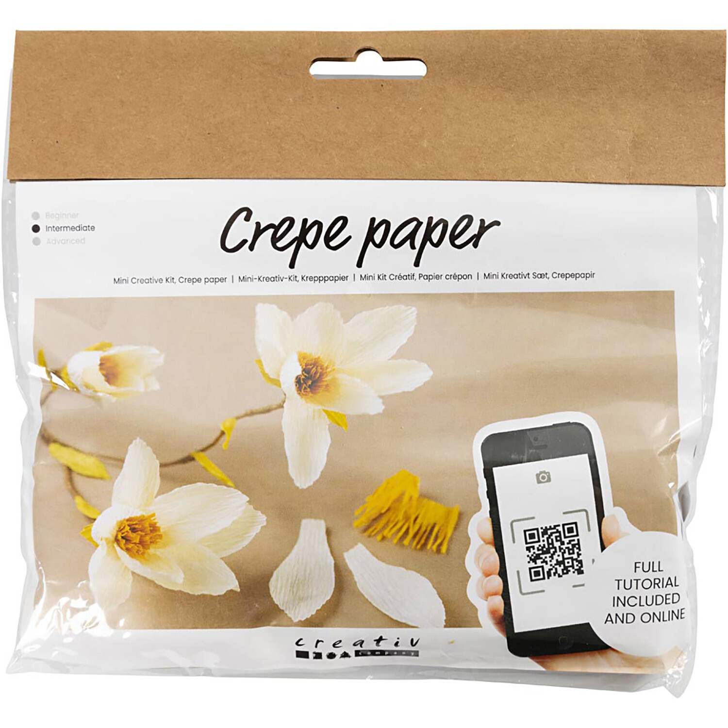Crepe Paper Magnolia Mini Creative Kit Image 1